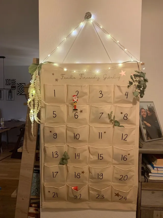Adventskalender with little treats for every day during christmas season.